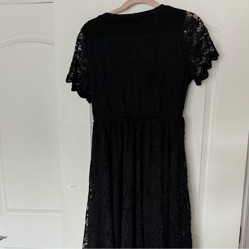 Torrid Lace A-Line Flutter Sleeve Dress - Picture 6 of 8